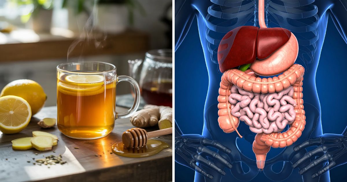 Warm Ginger Lemon Tea for Comfort and Everyday Digestive Support